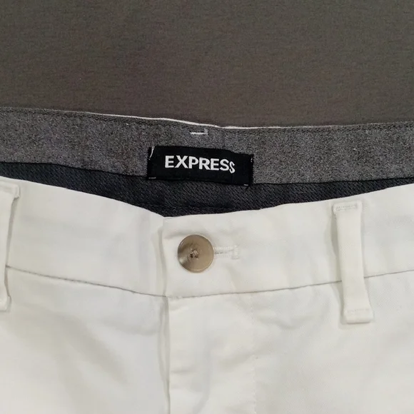 Express Men's White Chinos - Picture 4 of 7